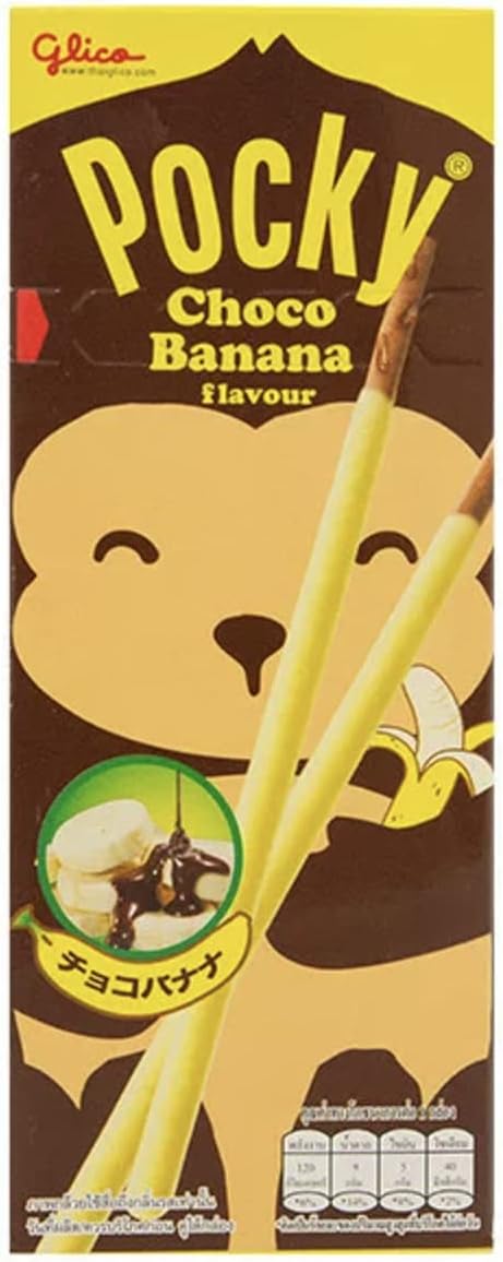 Pocky HAPPY PACK (6 packs) - Chocolat, Biscuit & Crème, Fraise, Mangue, Banane, Thé Vert Matcha
