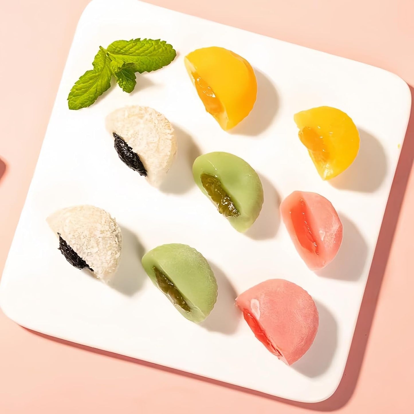 MKSDDF - Pâtisserie chinoise Mochi fondu Mochi Lava Mochi Bonbons Mochi Bonbons Collations chinoises Snacks asiatiques Nourriture asiatique Mochi Bonbons à la lave chinoise Bonbons sans gluten 150 g
