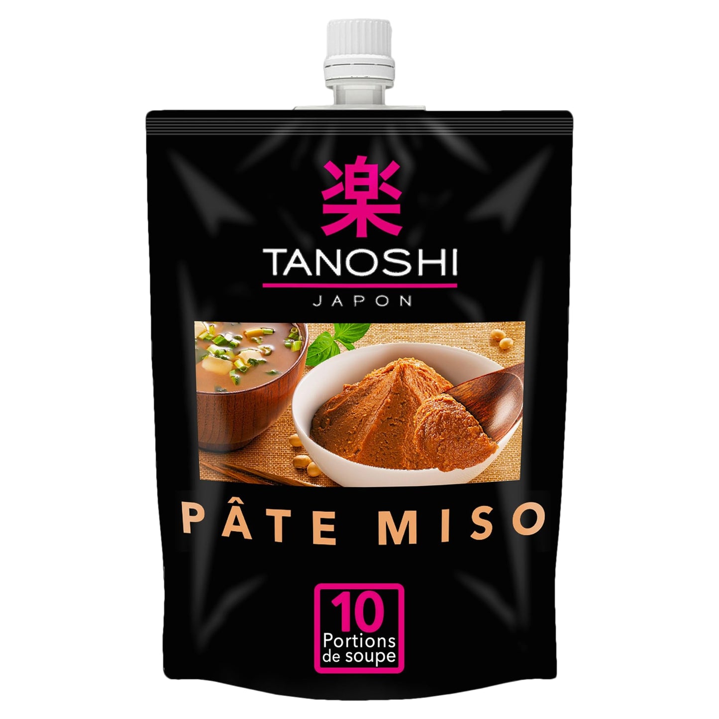 TANOSHI - Soupe Miso Tofu - Soupe Instantanée - 3 Personnes - Sans Glutamate Ajouté - 60, 9 g