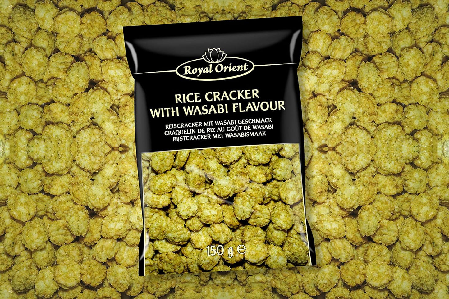 ROYAL ORIENT - Crackers de Riz au Wasabi, (1 X 150 GR)