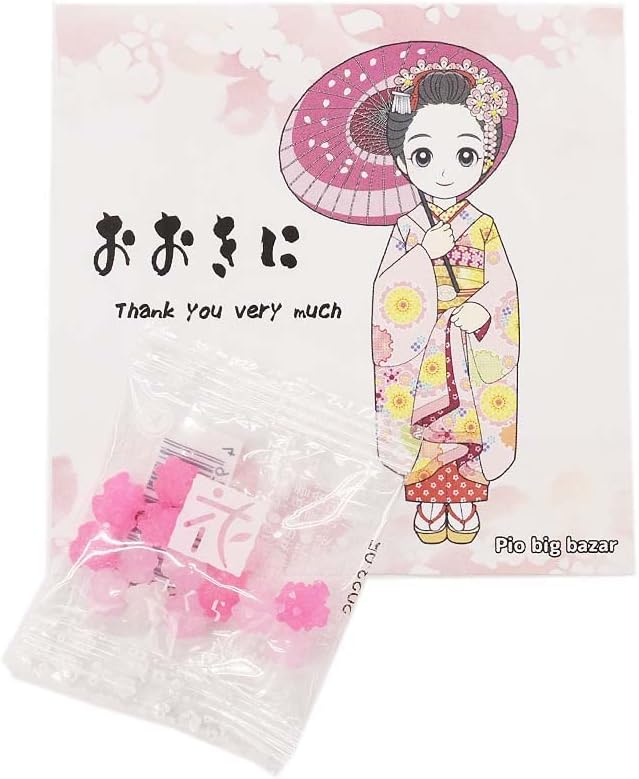 Assortiment de 40 bonbons japonais « MAIKO » DAGASHI - Bonbons japonais - Nourriture japonaise avec autocollant MAIKO Pio Big Bazar