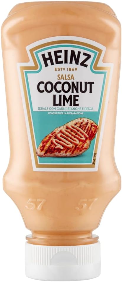Heinz Salsa Coconut Lime Sauce Coco Citron Vert 220 g