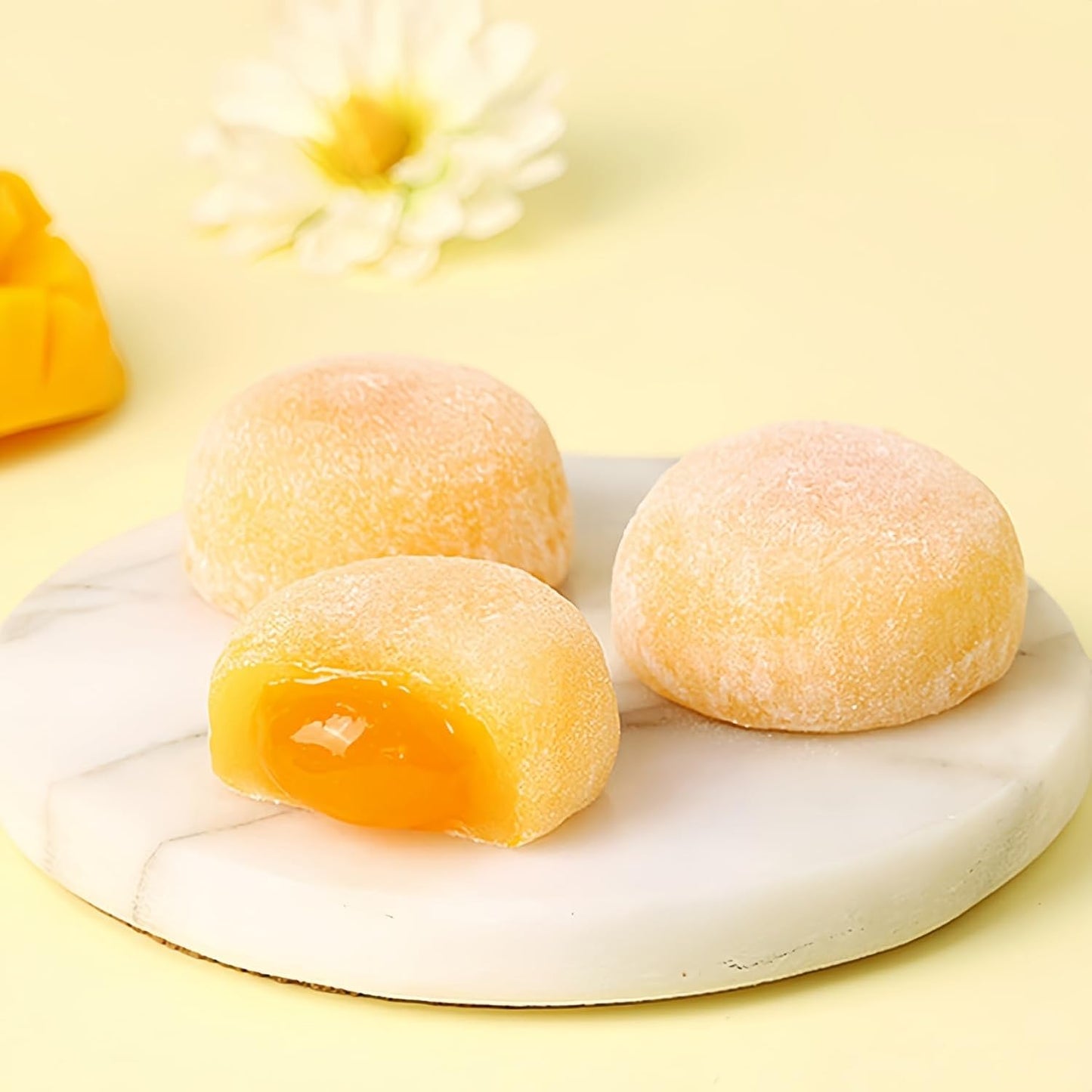 WSYLS Sandwich Mochi Set Gâteau de riz chinois Dessert asiatique délicieux Dessert moelleux et gluant 120G (Matcha)