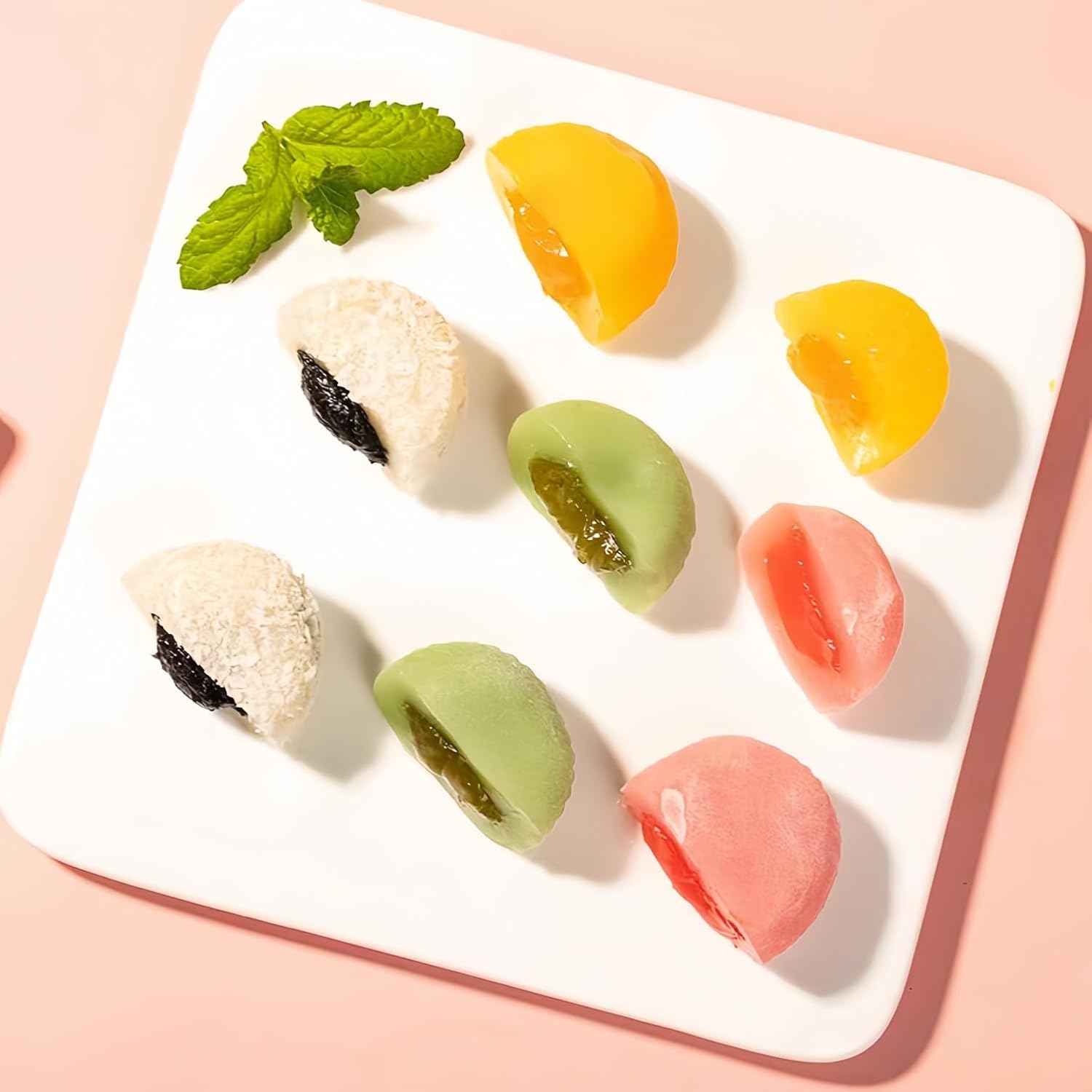 MKSDDF - Pâtisserie chinoise Mochi fondu Mochi Lava Mochi Bonbons Mochi Bonbons Collations chinoises Snacks asiatiques Nourriture asiatique Mochi Bonbons à la lave chinoise Bonbons sans gluten 150 g