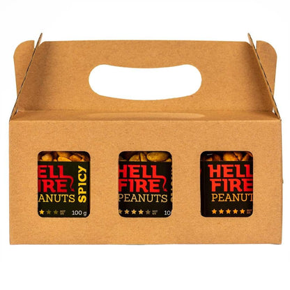 I LOVE SPICY Hellfire Peanuts Insane 100g Carolina Reaper Cacahuètes Super Épicées Snacks Salés; Piquant 5/5
