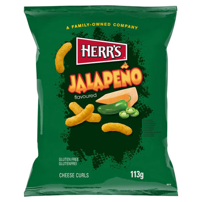 HERR'S - Cravates au fromage Jalapeño - 1 X 113 GR