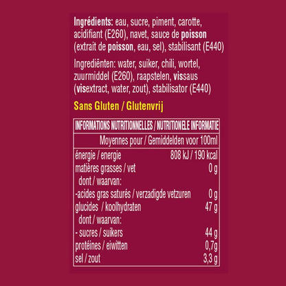 AYAM Sauce pour Nems | Sauce à base d'extraits de Poisson | Haute Qualité | Saveurs Authentiques d'Asie | Cuisiner chez Soi | Alimentation Saine | Sans Gluten | Sans Conservateurs - 200ml