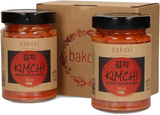 Bakoki® Premium KIMCHI Hot, Recette originale coréenne (2 x 300g)