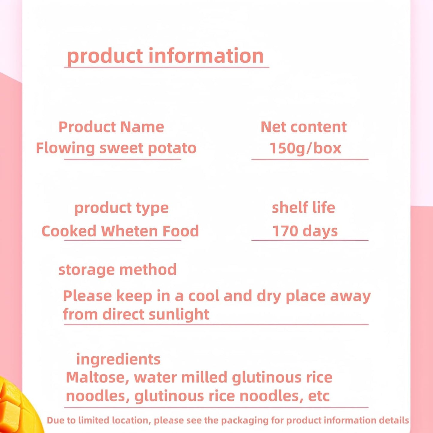 MKSDDF - Pâtisserie chinoise Mochi fondu Mochi Lava Mochi Bonbons Mochi Bonbons Collations chinoises Snacks asiatiques Nourriture asiatique Mochi Bonbons à la lave chinoise Bonbons sans gluten 150 g