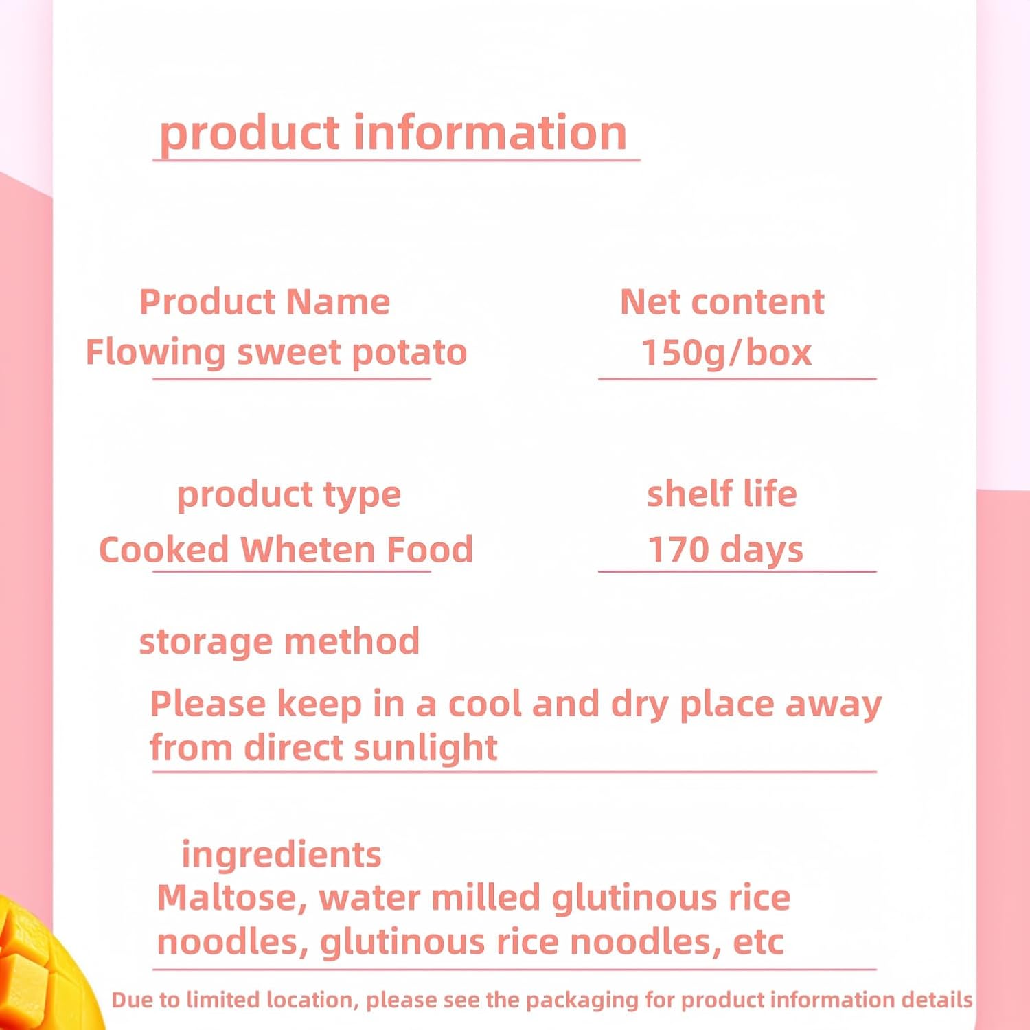 MKSDDF - Pâtisserie chinoise Mochi fondu Mochi Lava Mochi Bonbons Mochi Bonbons Collations chinoises Snacks asiatiques Nourriture asiatique Mochi Bonbons à la lave chinoise Bonbons sans gluten 150 g