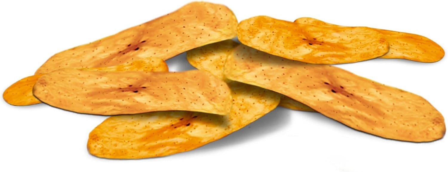 Bananes vertes - 65 g - Saveur épicée de citron vert du Chili - Sans huile de palme -Parfait pour grignoter - Fabriqué à partir de bananes plantain et d’huile de tournesol - Cuisine latino-américaine