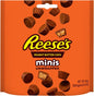 REESE'S- Boite de 10 sachets de 90gr de bouchées de chocolat au lait fourrées au beurre de cacahuètes