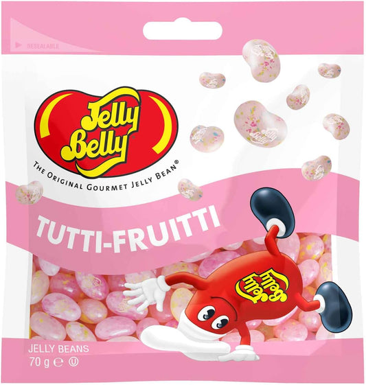 Tutti-Frutti - Bonbons Délicieuses Friandises Surprises aux Saveurs Intenses, Idéales pour les Amateurs de Gourmandises, Parfaites pour les Fêtes - Compatible avec Jelly Belly - 70g