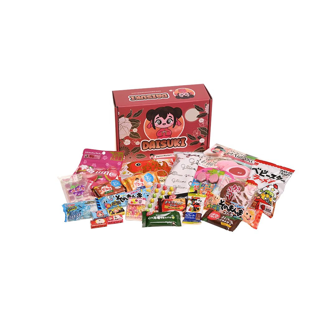 JAPON MARKET | Box Bonbon Japonais Premium | JapanBox Édition Spéciale | Bonbon Japonais | Bonbon Anniversaire Enfant| Assortiment Bonbons Avec Ramen, Snack Salé, Chocolats, Boissons, Biscuits | Fuji