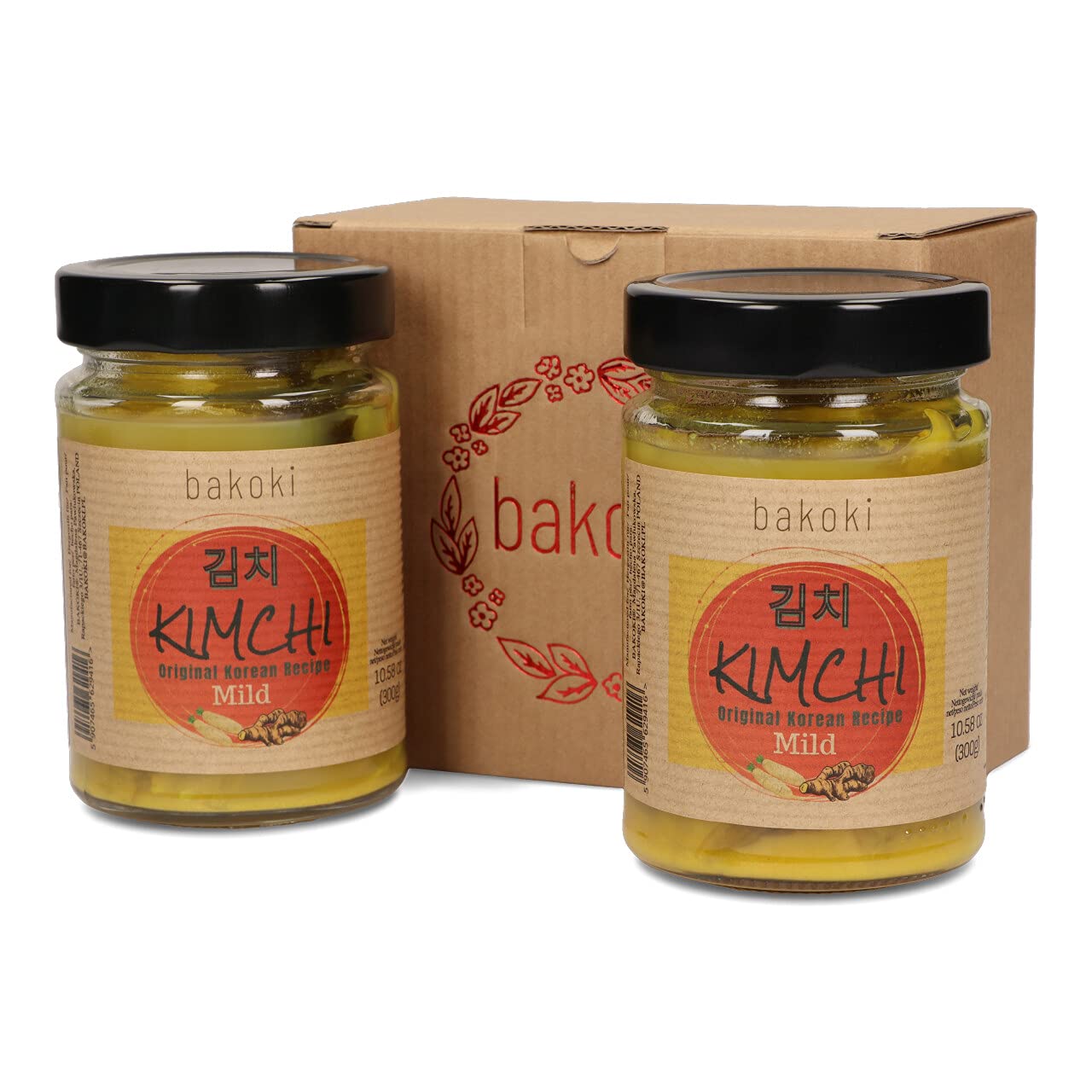Bakoki® Premium KIMCHI Hot, Recette originale coréenne (2 x 300g)