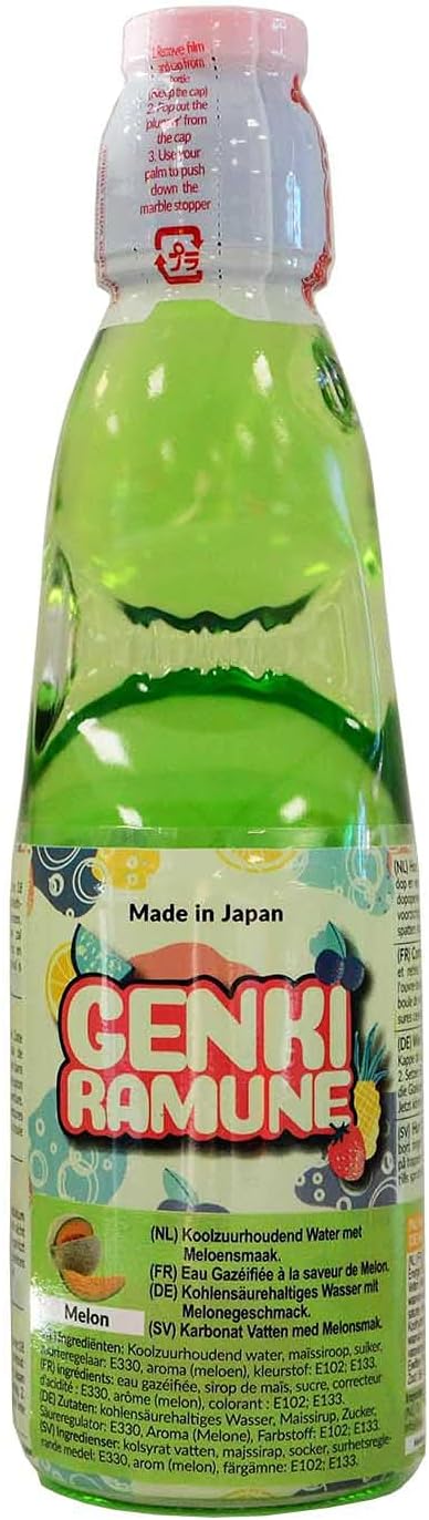 Limonade Japonaise Melon - Genki Ramune 200mL