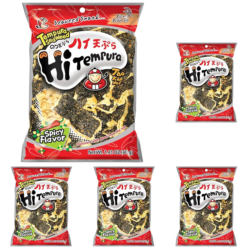 Taokaenoi Tempura épicé Saveur algues Hitempura 01:41 Oz