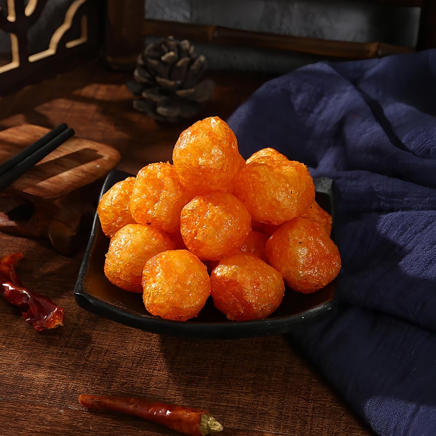 MKSDDF - collations chinoises latiao, collations asiatiques, 10 paquets, environ 120 grammes, bandes sucrées et épicées, brochettes de haws confites, bandes épicées, latiao, latioa