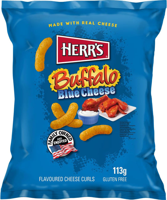 HERR'S - Feuilletés au fromage Buffalo et bleu - 1 X 113 GR