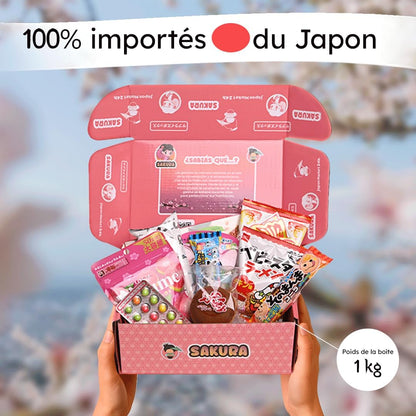 JAPON MARKET - JapanBox Édition Spéciale Noël - Box Bonbon Japonais, Assortiment Bonbons, Snack, Chocolats, Biscuits et Plus - Boite Surprise Idéale Pour Cadeau, Dégustation Japonaise Authentique