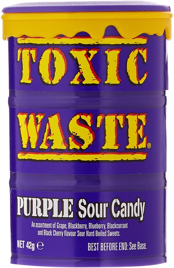 Toxic Waste Purple Sour Candy 12 x 42 g