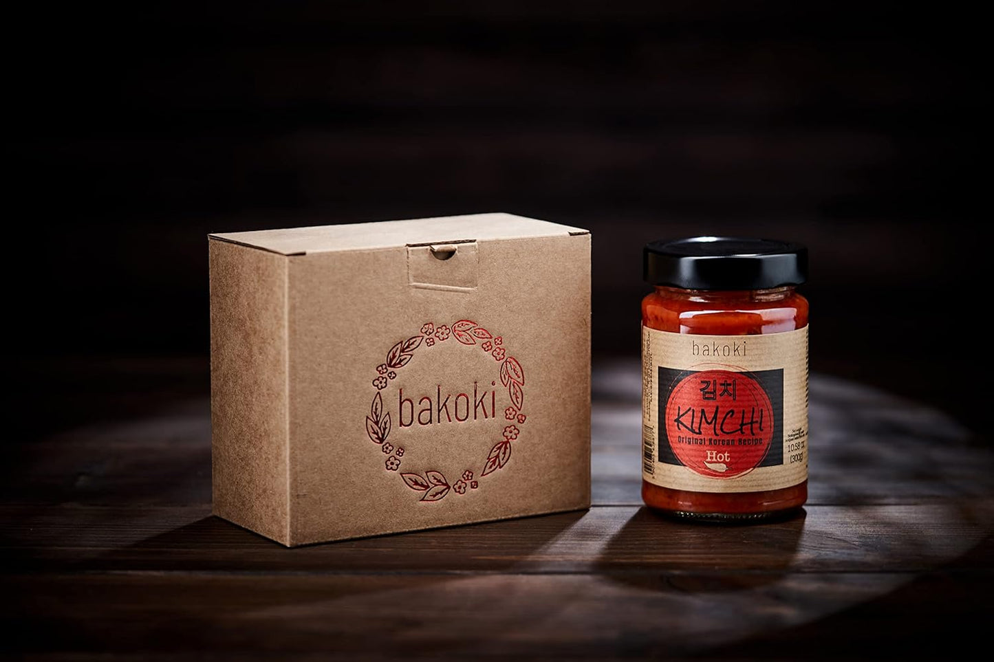 Bakoki® Premium KIMCHI Hot, Recette originale coréenne (2 x 300g)