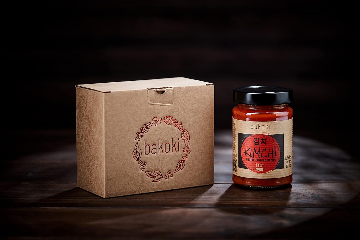 Bakoki® Premium KIMCHI Hot, Recette originale coréenne (2 x 300g)