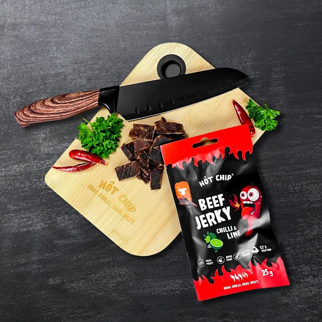 HOT CHIP JERKY CHILLI AND LIME 25 g