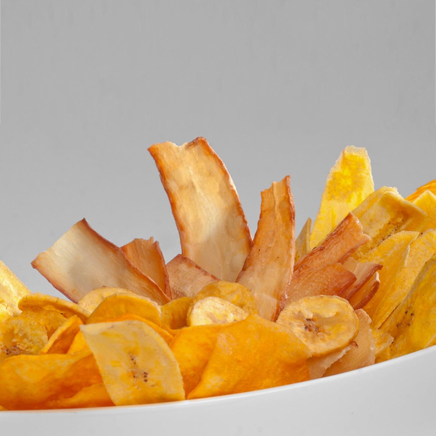 Bananes vertes - 65 g - Saveur épicée de citron vert du Chili - Sans huile de palme -Parfait pour grignoter - Fabriqué à partir de bananes plantain et d’huile de tournesol - Cuisine latino-américaine