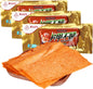 MKSDDF - Lot de 5 paquets de collations chinoises Latiao Latioa, collations asiatiques, nouilles épicées, tranches épicées, bandes épicées chinoises, 16 g