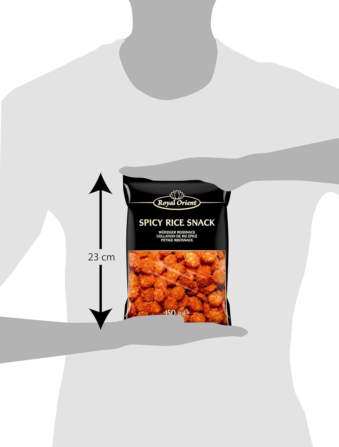 ROYAL ORIENT Pointus Riz Crackers 0.15 kg 1 Unité
