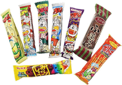 Assortiment de 40 bonbons japonais « MAIKO » DAGASHI - Bonbons japonais - Nourriture japonaise avec autocollant MAIKO Pio Big Bazar