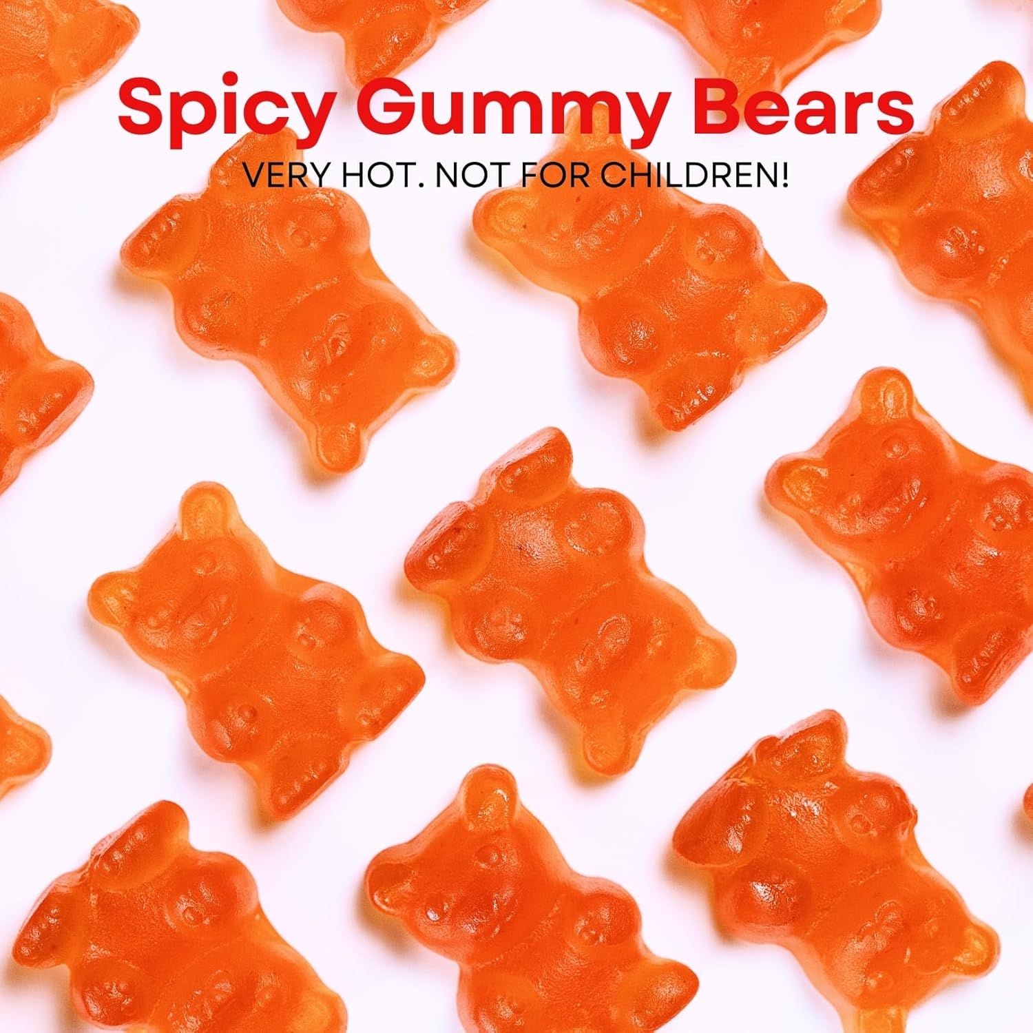Bonbons Gommeux Épicés Poppamies NapalmiNalle Chili et Fruits - Sans Gluten Sans Lactose Végan - Pas pour les enfants ni pour les farces d'Halloween - Piquant : 4/10 - Taille : 125g