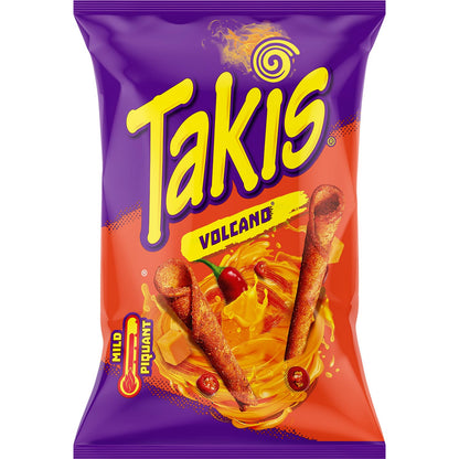 TAKIS - Chilli Corn & Lime Fuego Snack - 100g (Lot de 1)