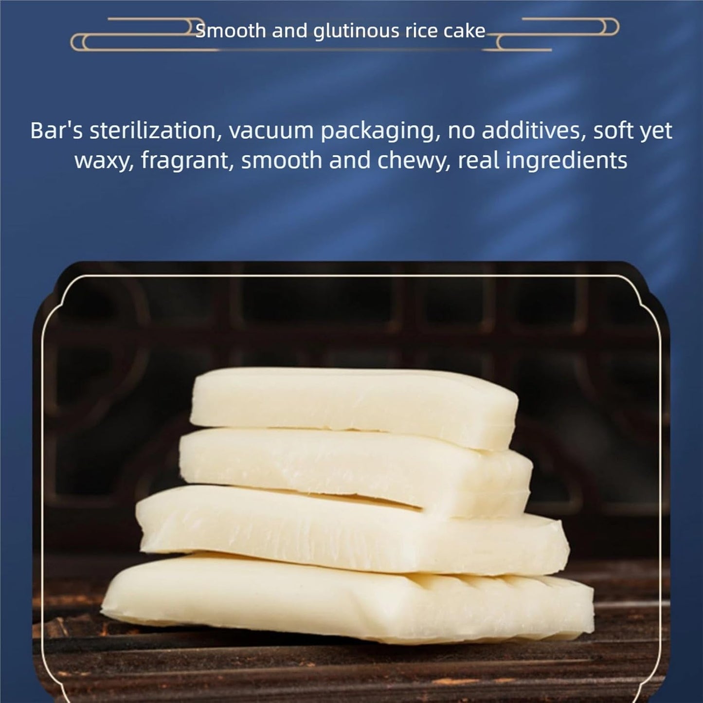 BaiLiSnacky Gâteau De Riz Naturel 400g Bâtonnets De Riz Gâteau De Riz Nouilles De Riz Pour Par Exemple Plats Asiatiques Fondue Gâteau De Riz Frit Chinois (Bâtonnets de galettes de riz)