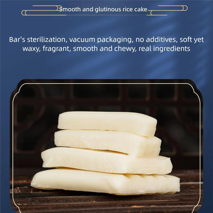 BaiLiSnacky Gâteau De Riz Naturel 400g Bâtonnets De Riz Gâteau De Riz Nouilles De Riz Pour Par Exemple Plats Asiatiques Fondue Gâteau De Riz Frit Chinois (Bâtonnets de galettes de riz)