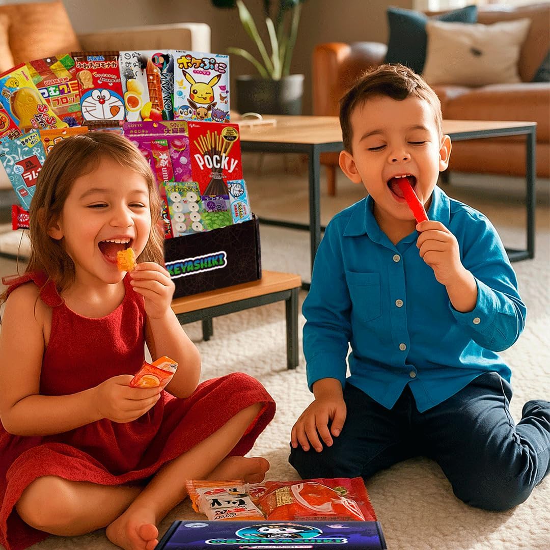 JAPON MARKET | JapanBox Édition Spéciale Obakeyashiki | Bonbon Japonais Surprise Pour Cadeau, Box Avec Bonbons, Snack Japonais, Chocolat, Bonbon Anniversaire Enfant Et Biscuits