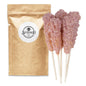 SIVIFOOD Rock Candy Sticks avec Cannelle Paquet de 10 - Bâtonnets de Bonbons Dorés sur Bâton pour Thé Cannelle Sucre sur Bâton Bâtonnets de Bonbons à Café à Offrir en Cadeau Bâtonnets de Décoration