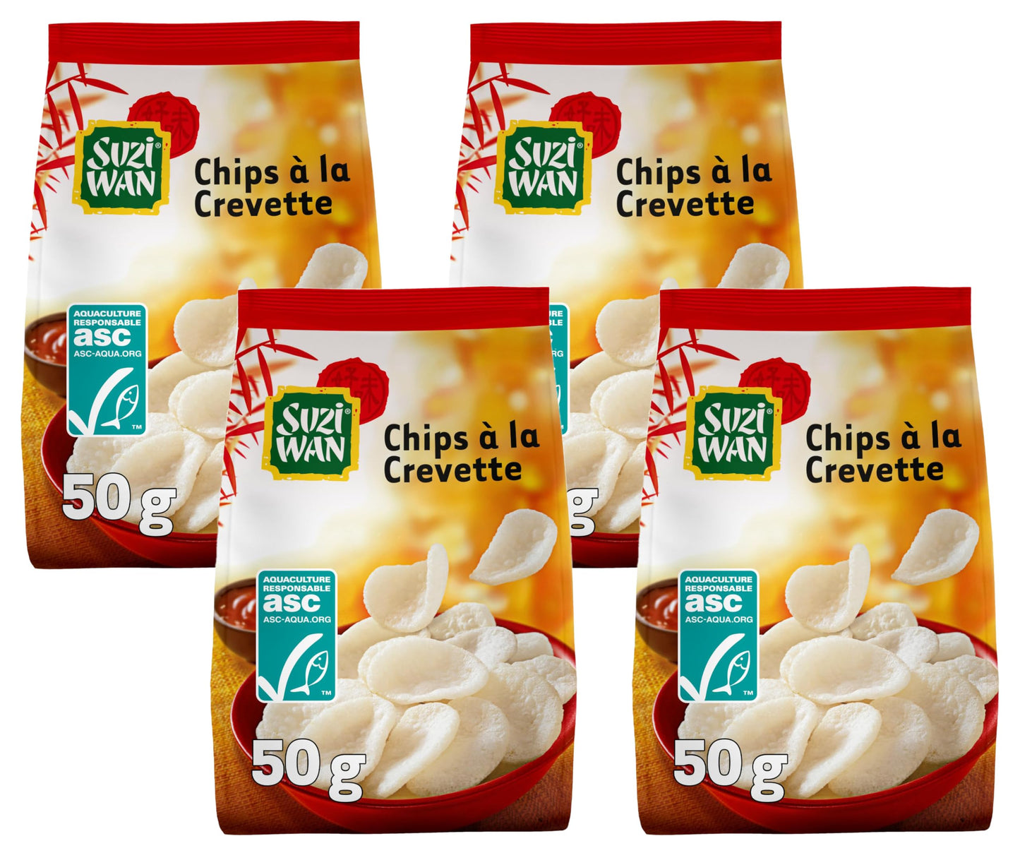 SUZI WAN Chips a la Crevette 50g