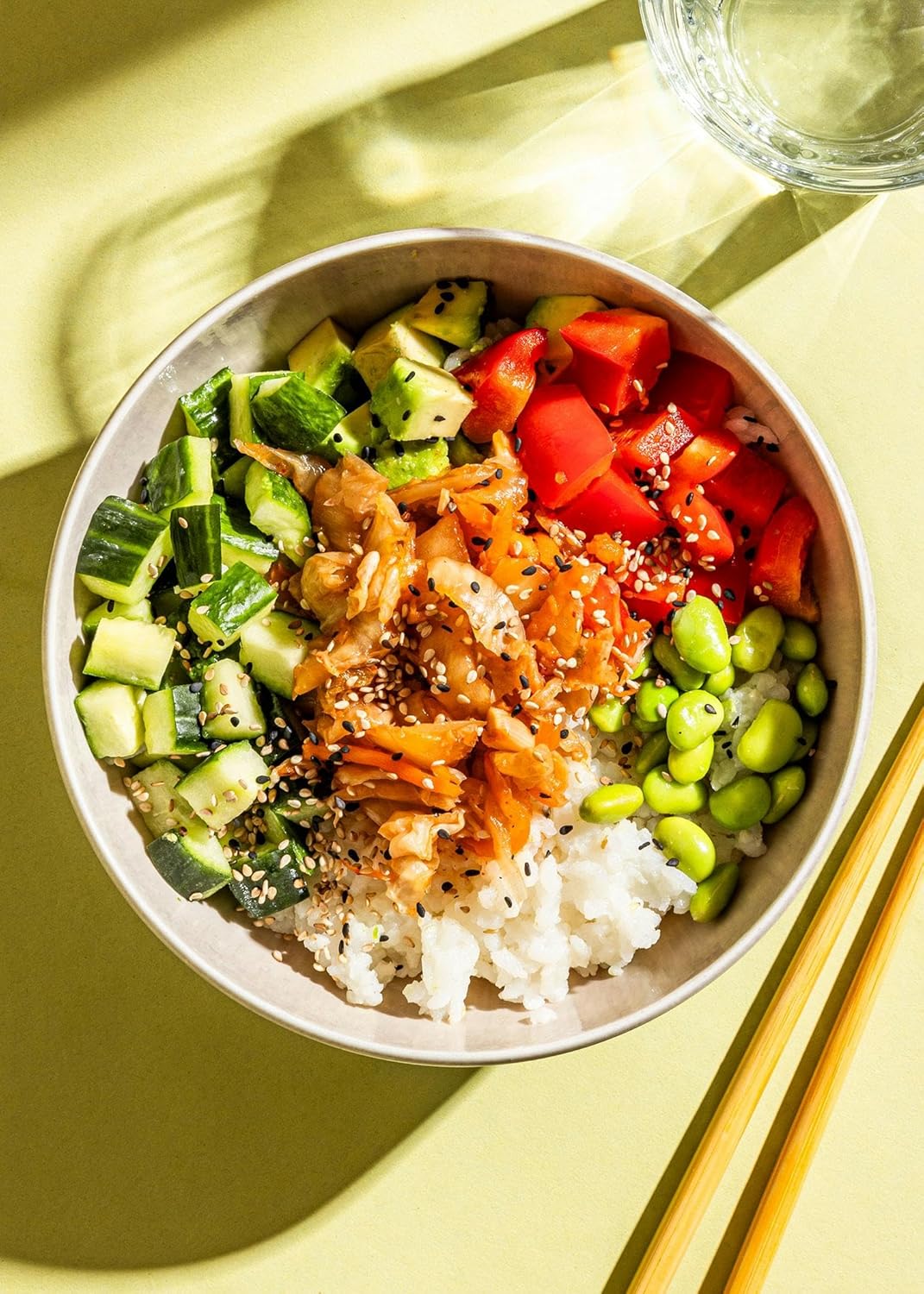 KoRo - Kimchi vegan 350 g - À base de chou chinois fermenté - Avec piment, ail et gingembre - Vegan