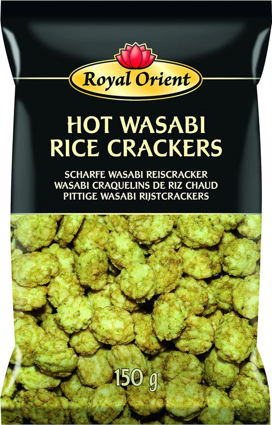 ROYAL ORIENT - Crackers de Riz au Wasabi, (1 X 150 GR)
