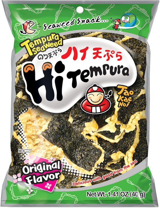 TAO KAE NOI - Snack aux Algues Tempura Original - (1 x 40 g)