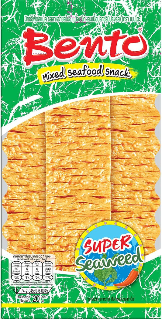BENTO - Snack Calmar Super Algues - 1 X 20 GR