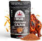 Poppamies Louisiana Cajun BBQ Rub - Assaisonnement BBQ 100% Naturel - Marinade Sèche & Épices. Particulièrement adapté pour le poulet et les fruits de mer - Idéal au Grill au Four -Grand Format (200g)