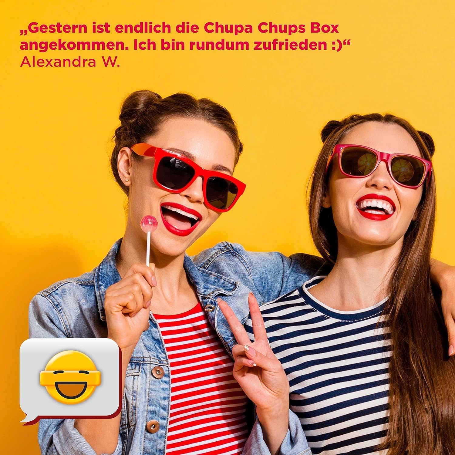 Chupa Chups - Tubo de 100 Sucettes - Parfums Choco/Vanille, Lait/Fraise, Caramel - 0 Pour cent de Matières Grasses - Idéal pour Fêtes d'Anniversaires - Boite Milky de 1,2 Kg