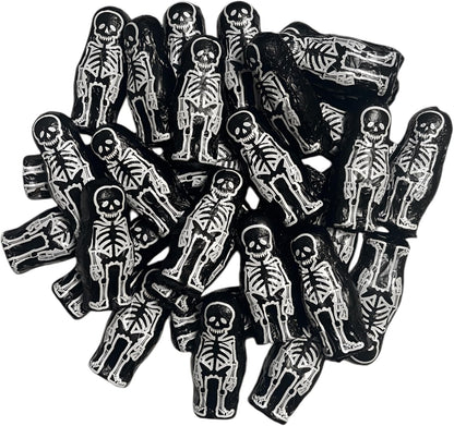 Halloween Decoration Interieur, 30 Squelettes en Chocolat, 210g en emballage individuel