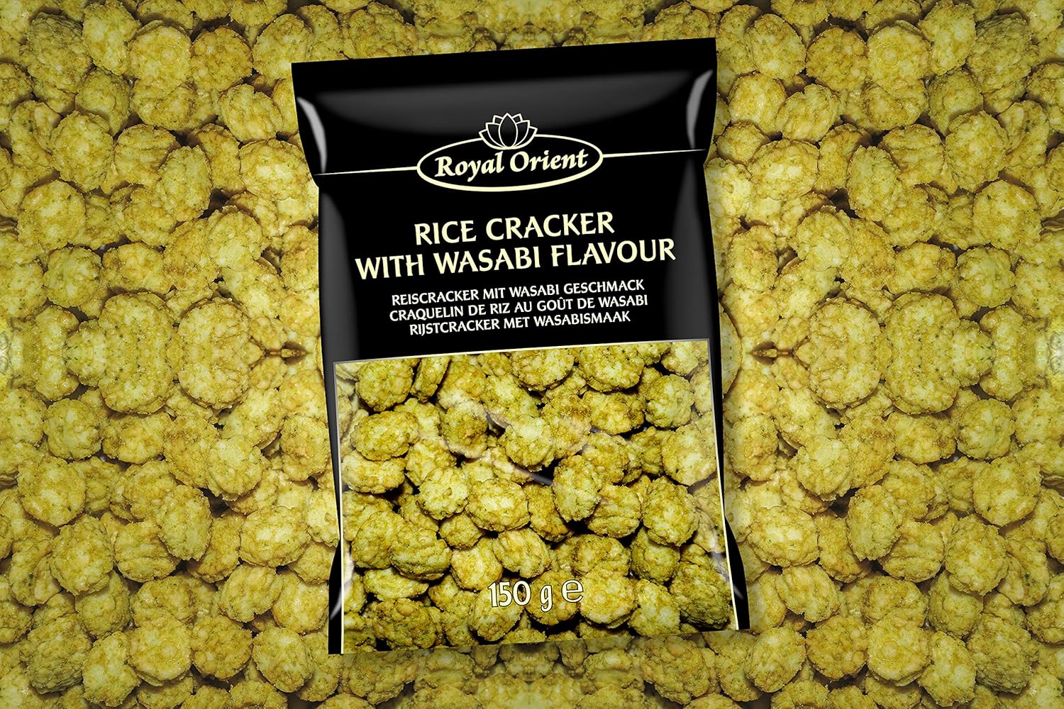 ROYAL ORIENT - Crackers de Riz au Wasabi, (1 X 150 GR)