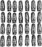 Halloween Decoration Interieur, 30 Squelettes en Chocolat, 210g en emballage individuel