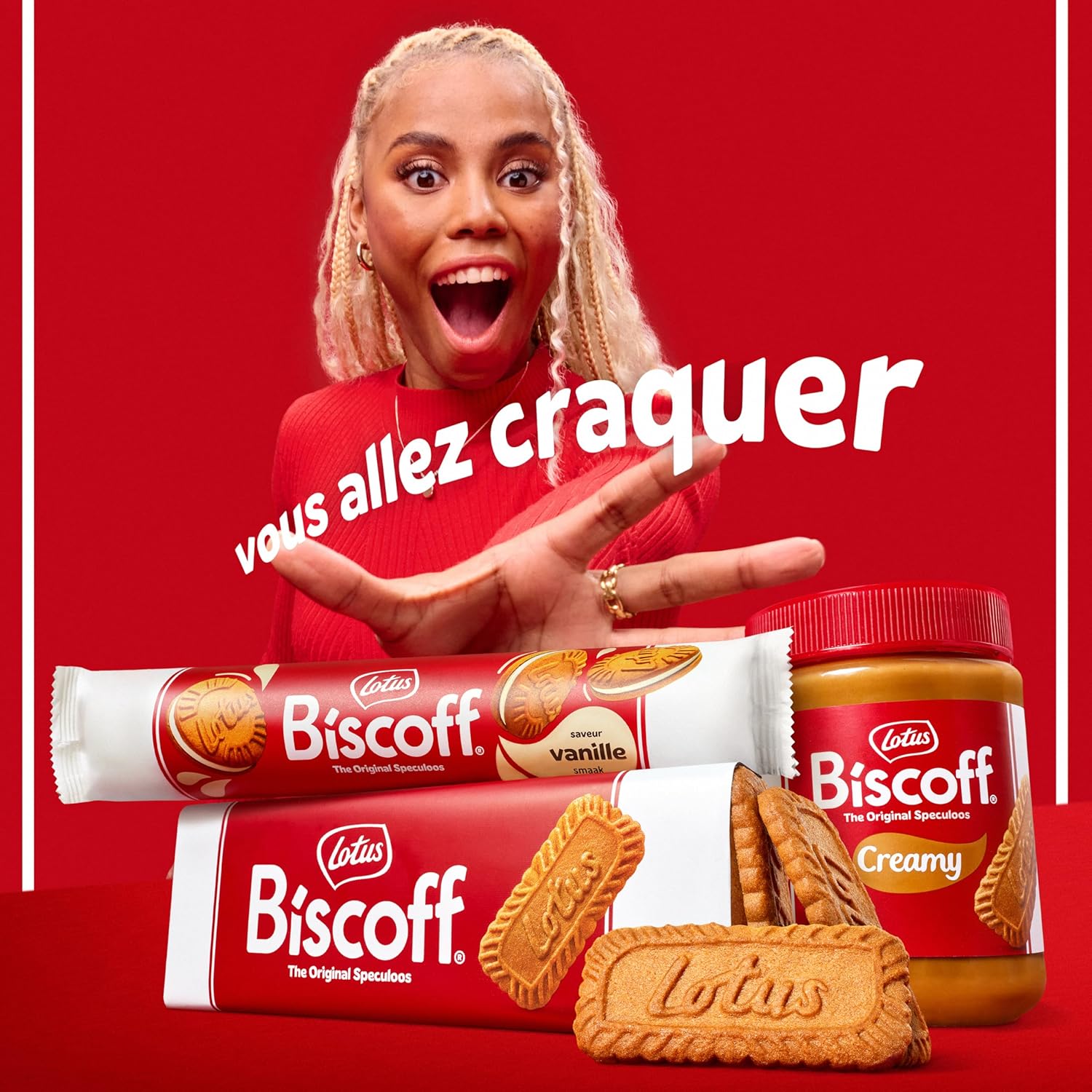 Lotus Biscoff | Biscoff Pâte à Tartiner | Crunchy | Vegan | Sans Fruits à Coque | Sans Colorant ni Arômes Artificiels | Pot PET | 380g