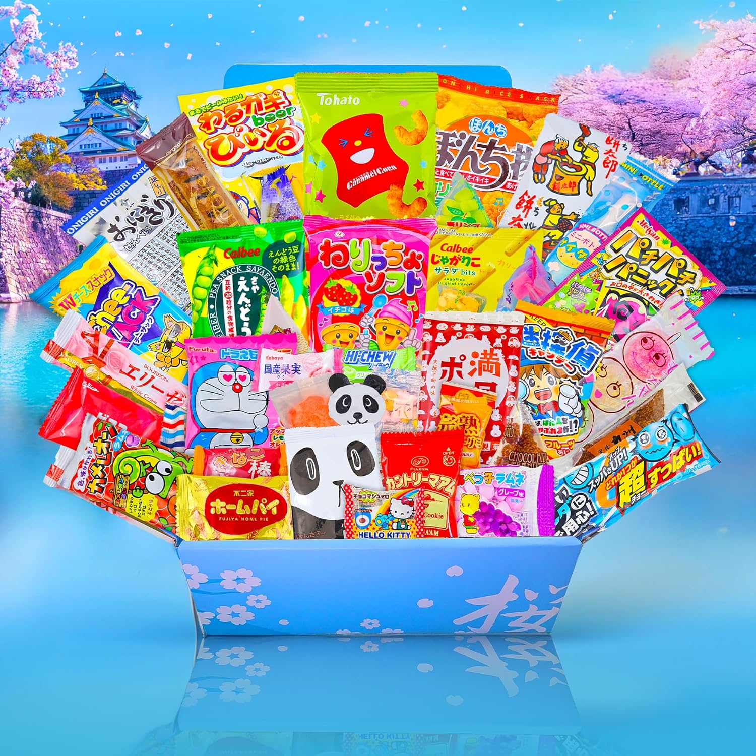 Assortiment de boîtes de bonbons japonaises et brochure anglaise 40 collations et bonbons Dagashi, gomme, bonbons gélifiés, ramune